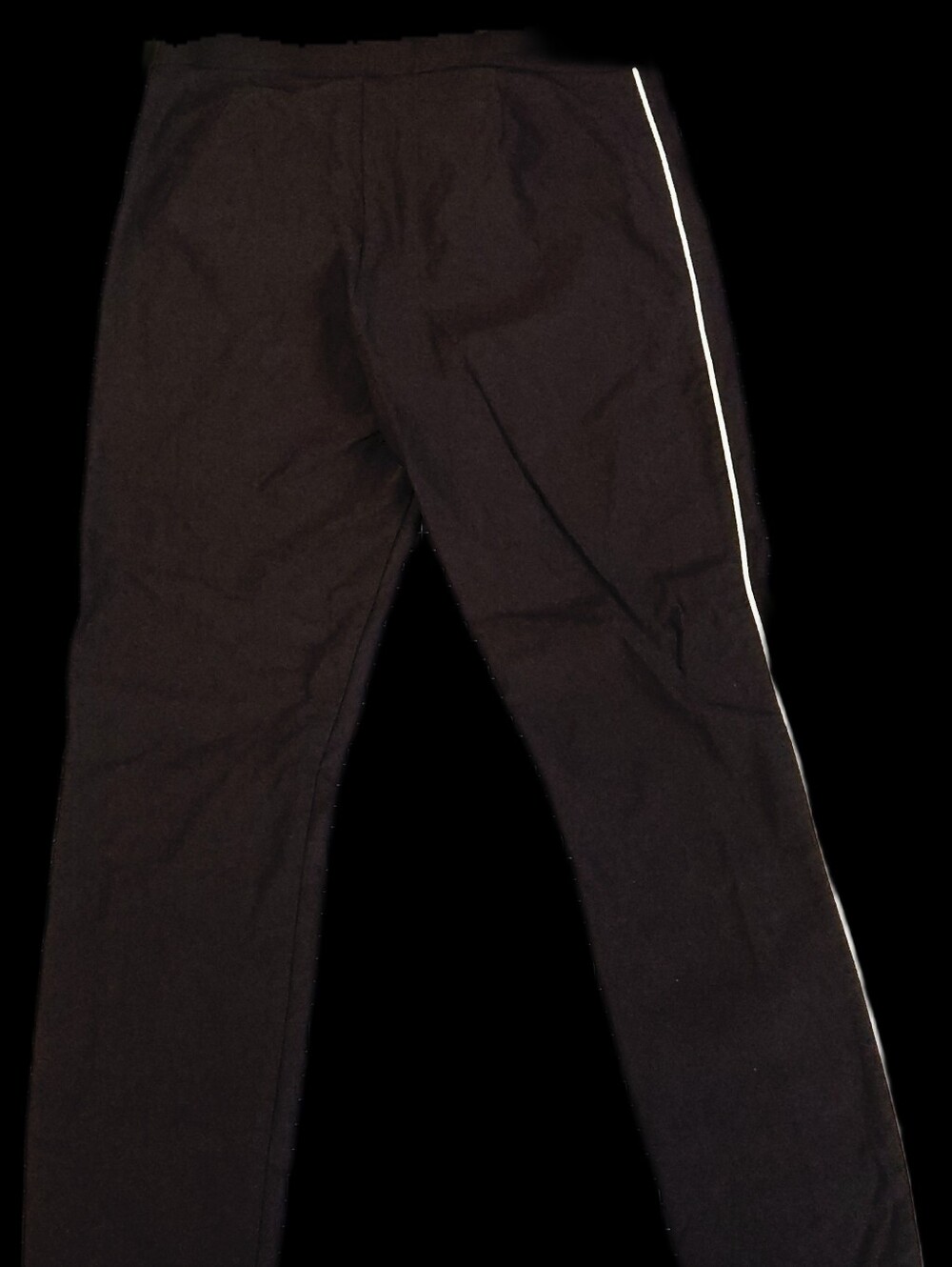 #WC10 Women's Black Joggers with White Side Stripe